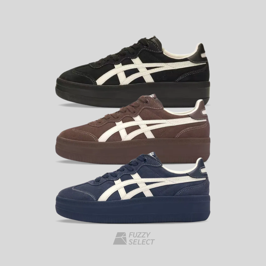 【逢甲 FUZZY】<限時搶購> ONITSUKA TIGER 鬼塚虎 TOKUTEN CHUNK 增高 厚底 麂皮 低筒 女鞋