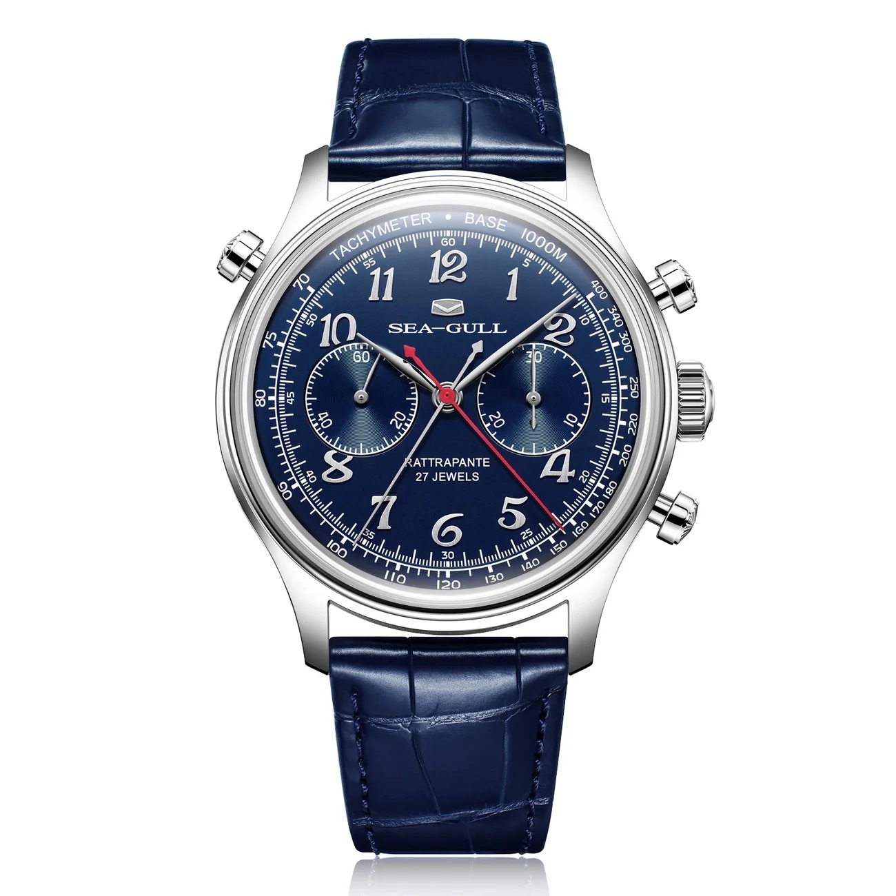 SeaGull - Split-seconds Chronograph - Blue / 418.33.1077