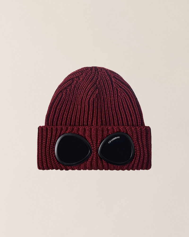 C.P. Company - Extrafine Merino Wool Goggle Beanie - 21CMAC742A005509A592 ANDORRA