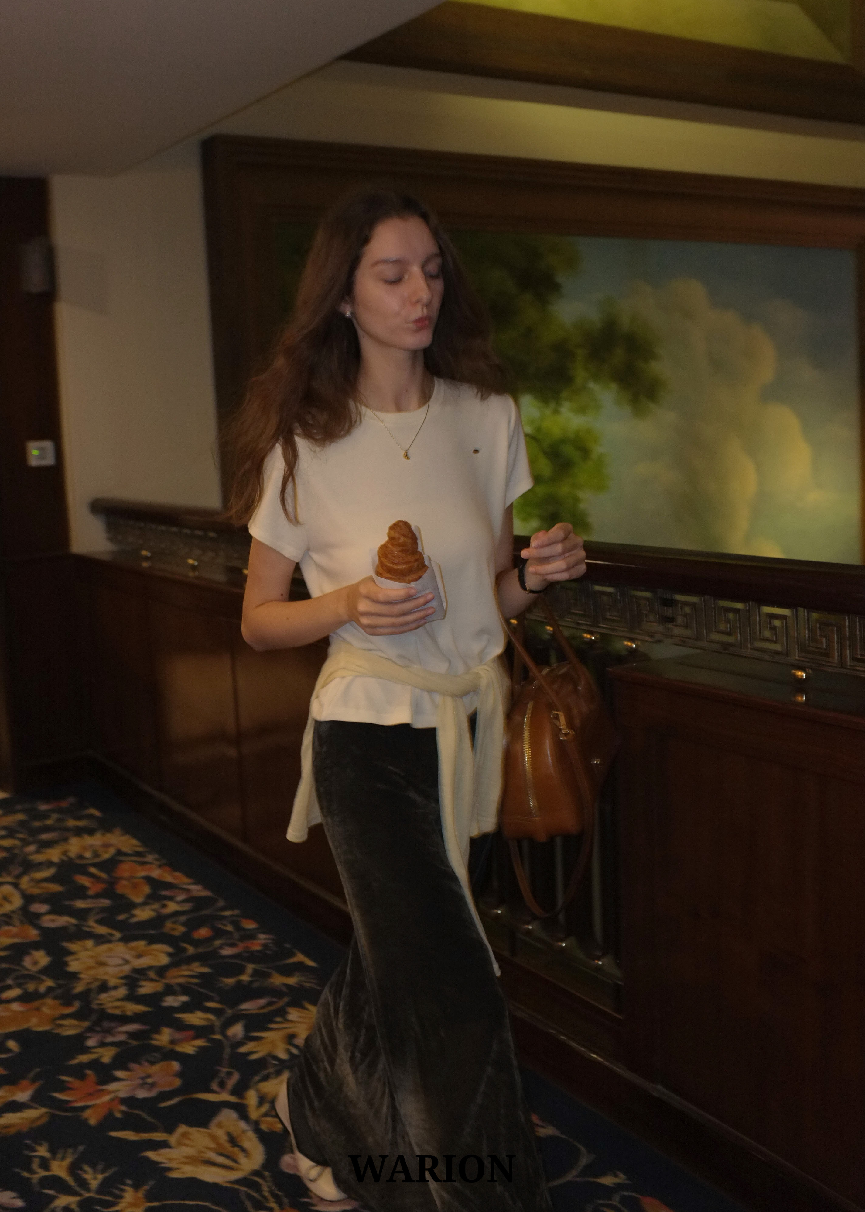 Ameline Angora Tee - Ivory (3rd)