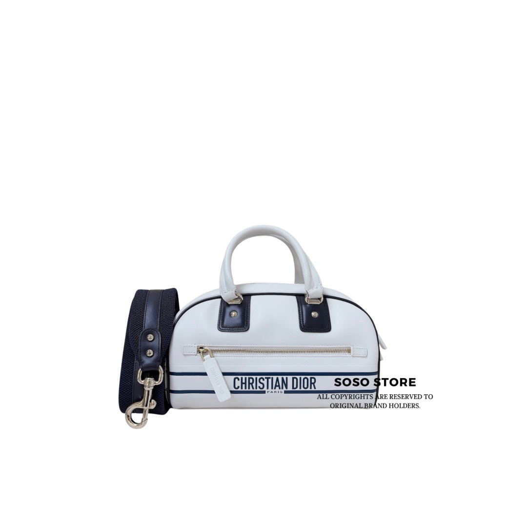 Dior vibe bowling bag - White / GHW