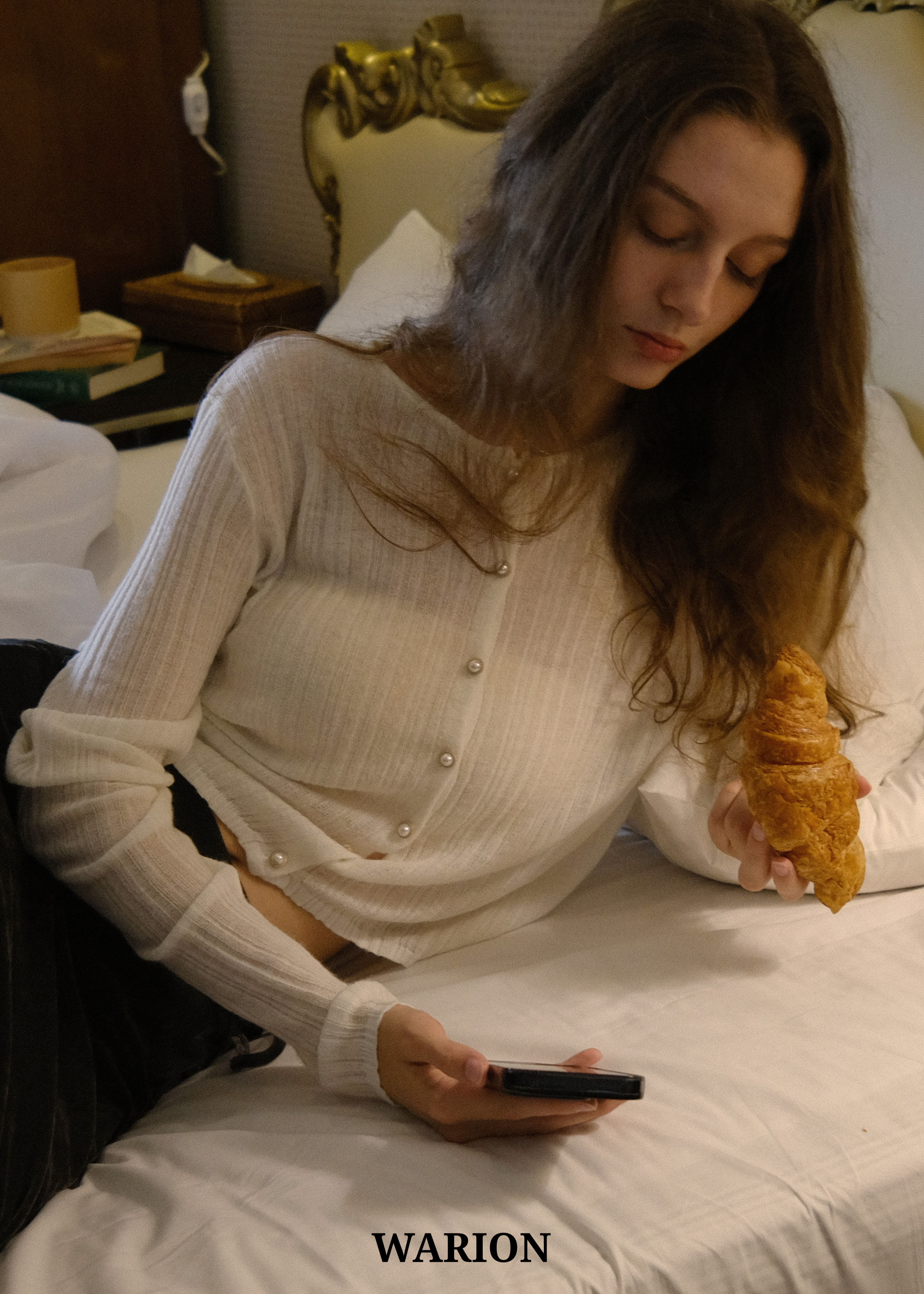 Céliane Cardigan - White
