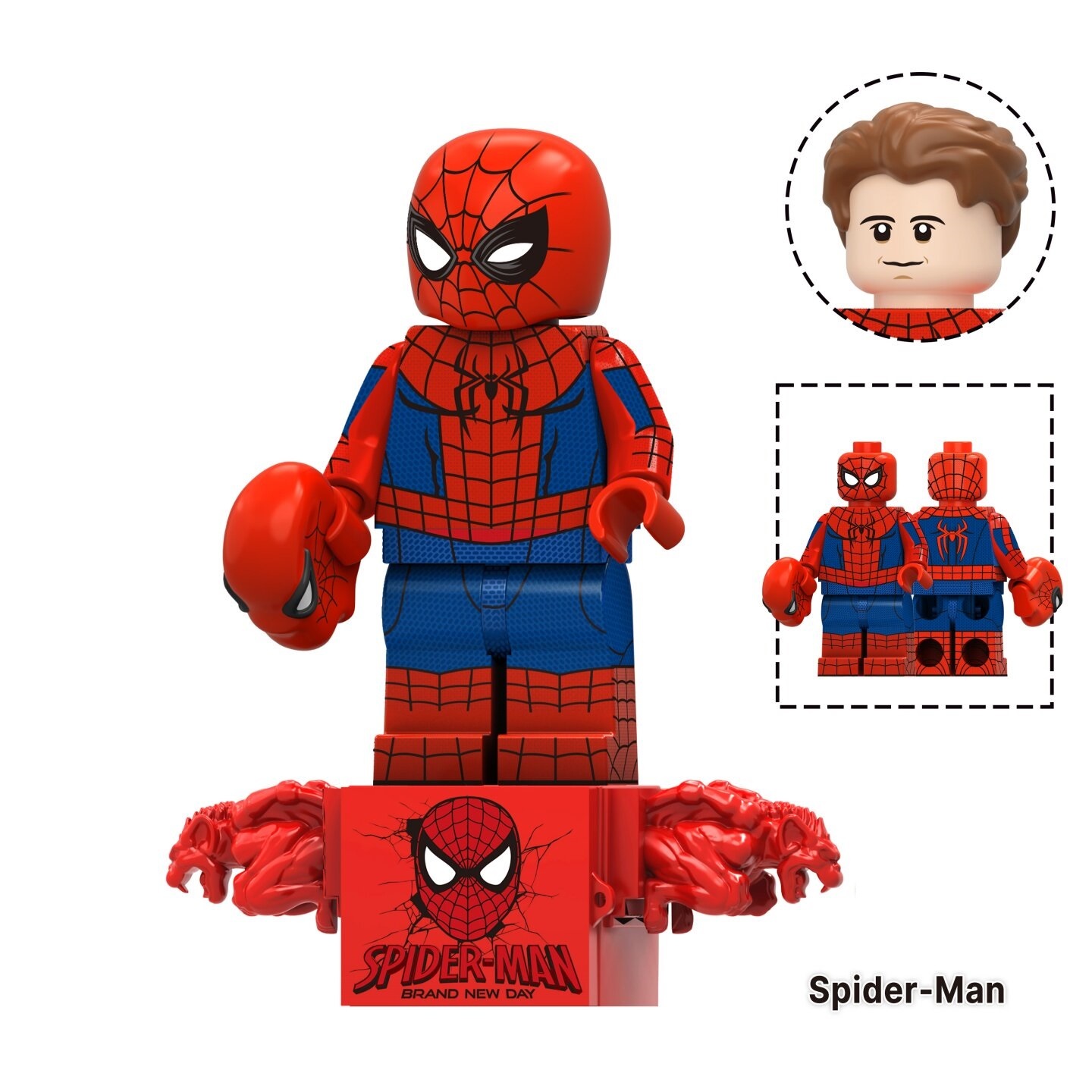 Spiderman Spider-man Marvel Custom Minifigures Fit Lego TV6237 TV1308