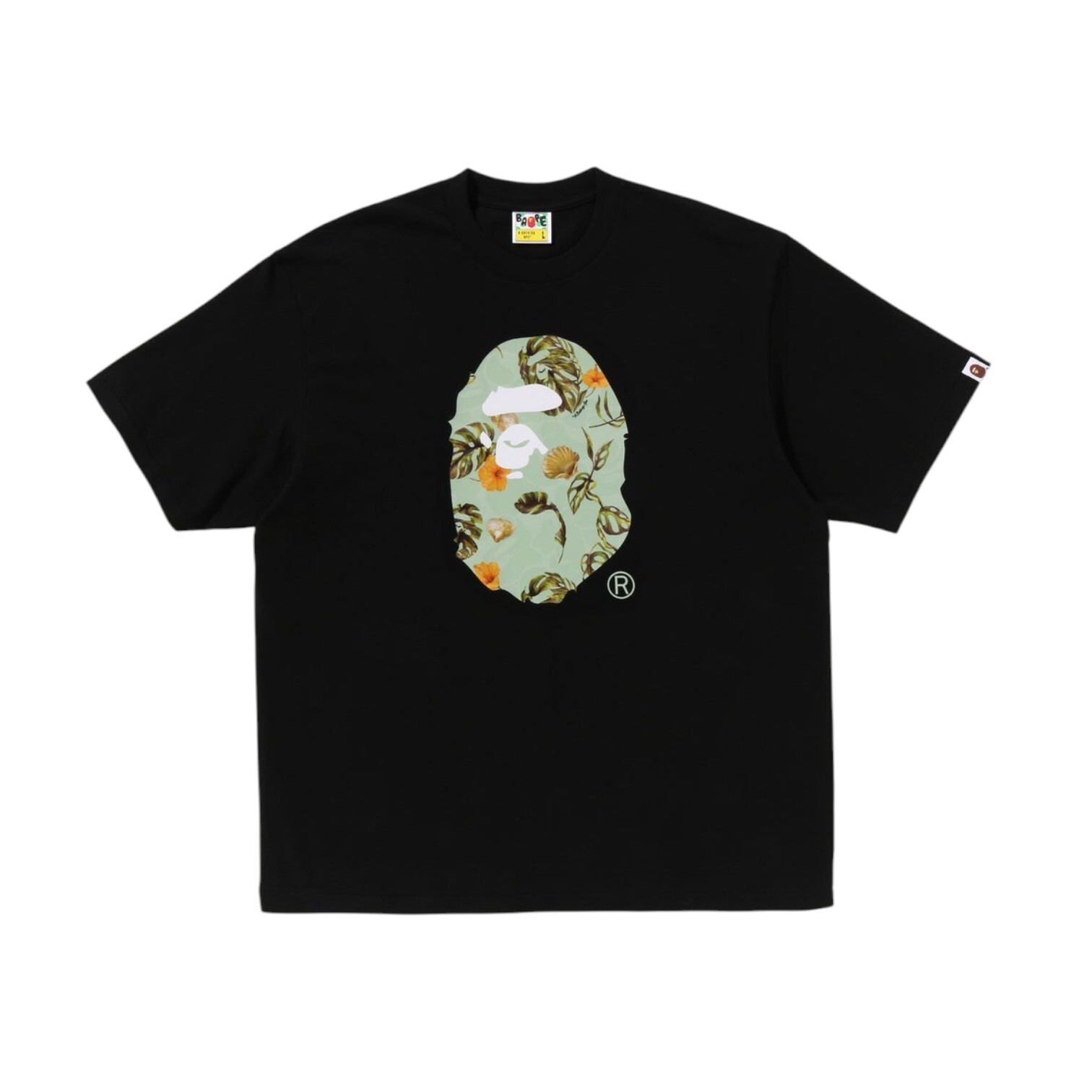 『超值優惠』2026SS A BATHING APE BAPE VACATION PATTERN APE HEAD RELAXED FIT TEE 假期 花卉 大頭 寬版 短T 現貨 1L30110335