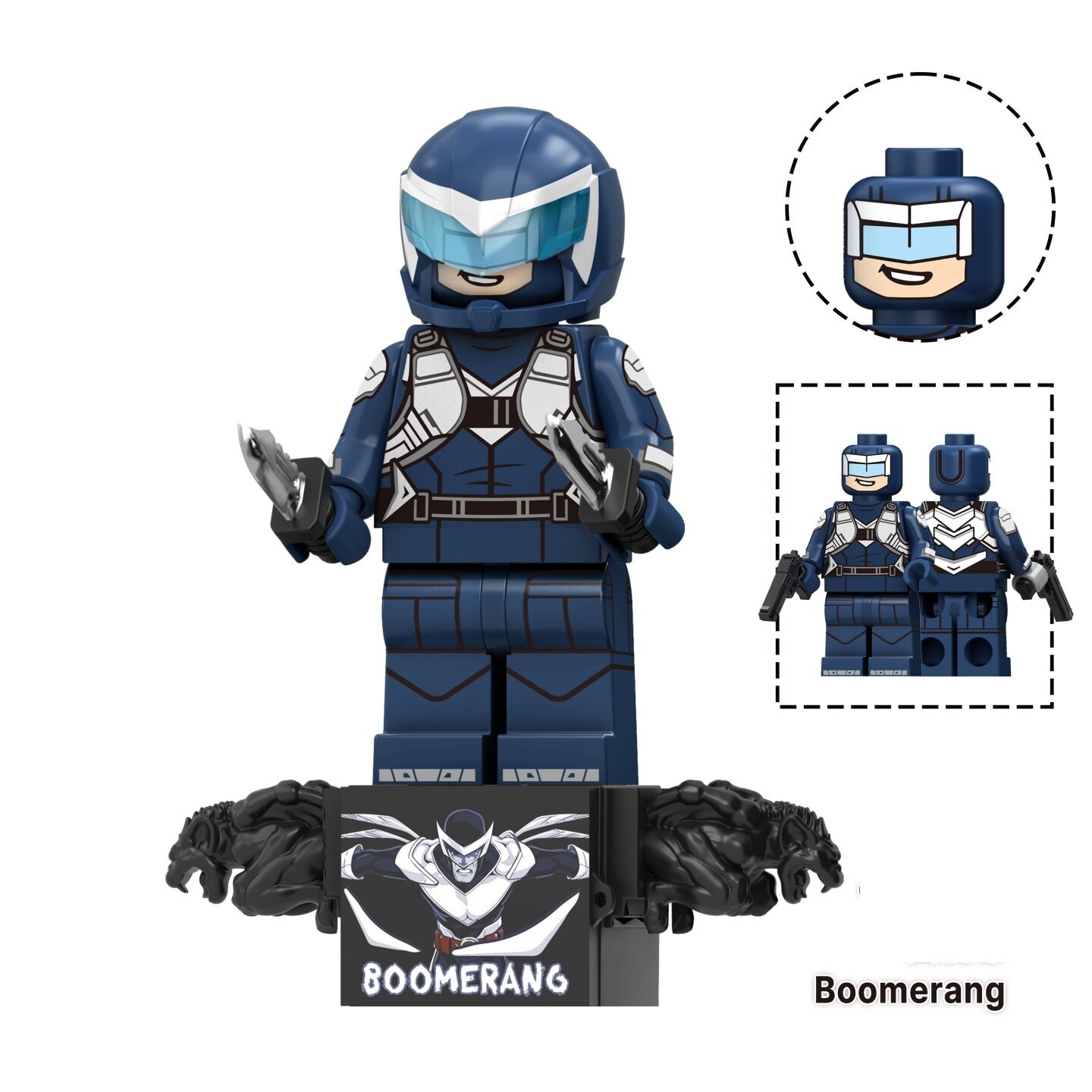 Spiderman Boomerang Marvel Custom Minifigures Fit Lego TV6237 TV1310
