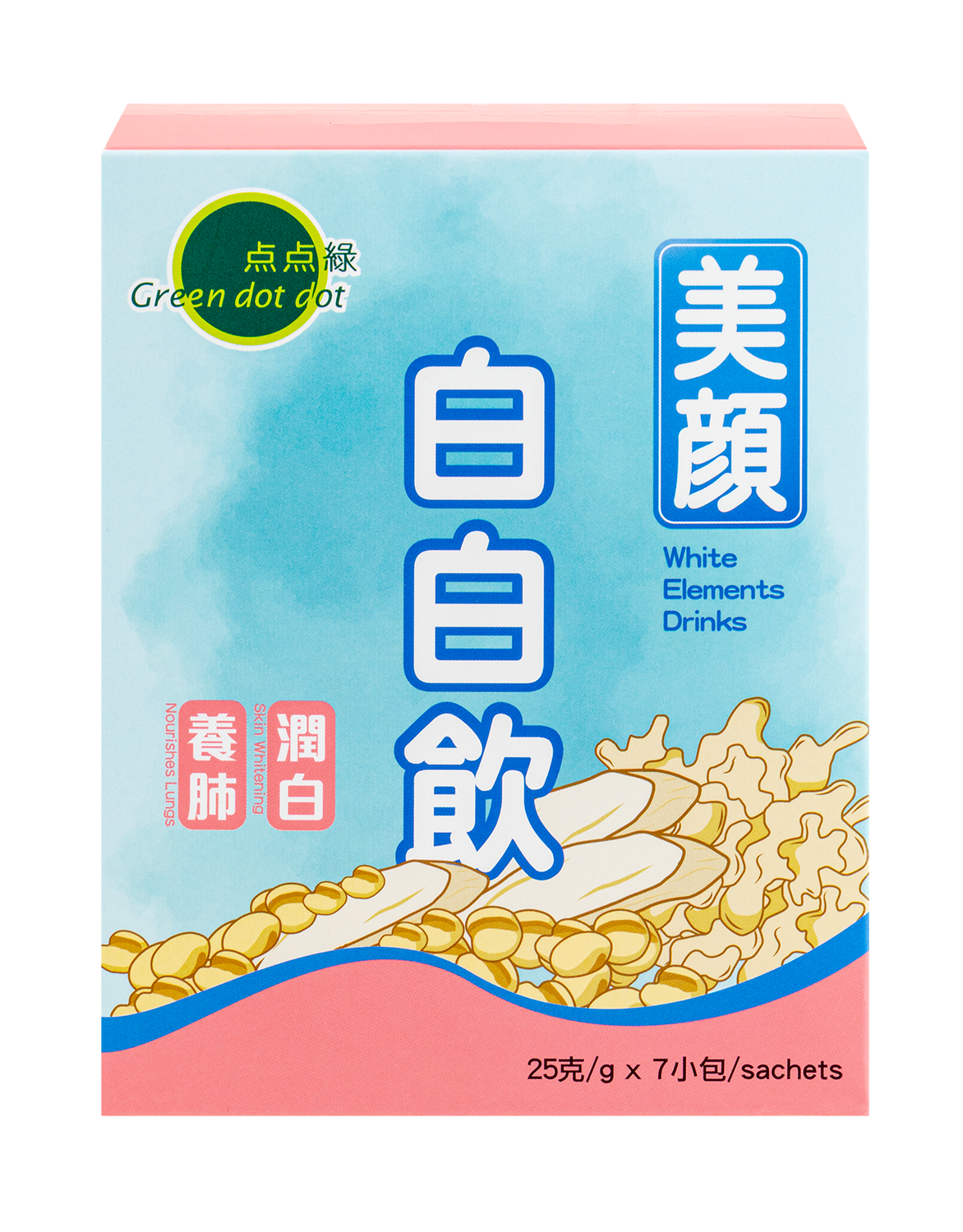 點點綠 美顏白白飲 (175克)