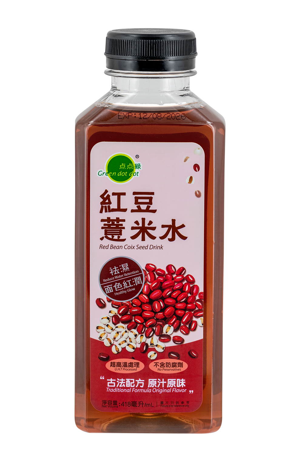 點點綠 紅豆薏米水 (418毫升)