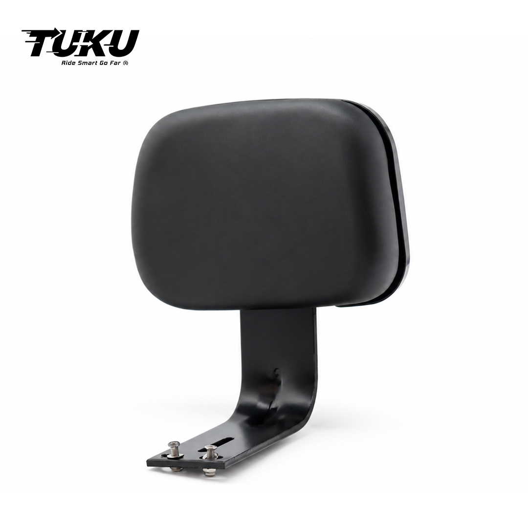 TUKU TD1｜黑色 PVC 椅背｜鋁合金背板・高碳鋼支架