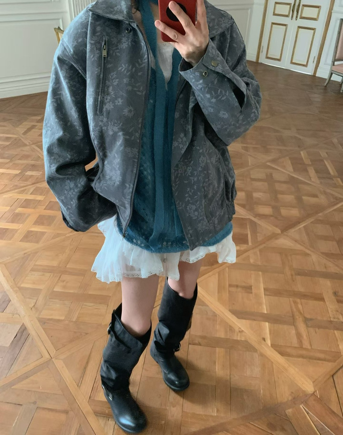 灰花夾克