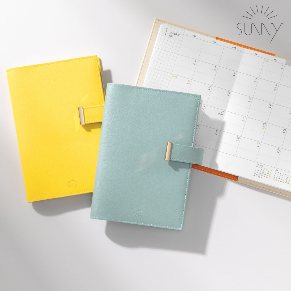 SUNNY｜2027 Monthly 月計劃手帳 磁扣書衣