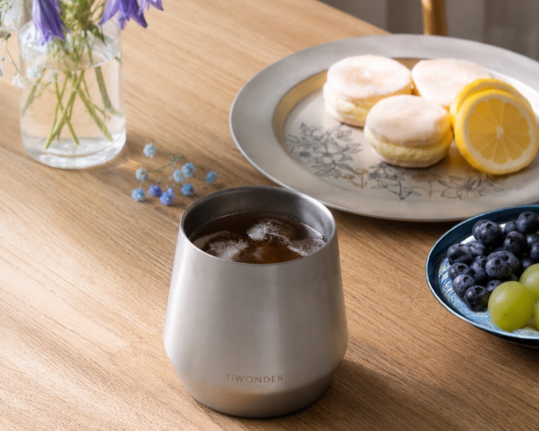 純鈦午茶杯
