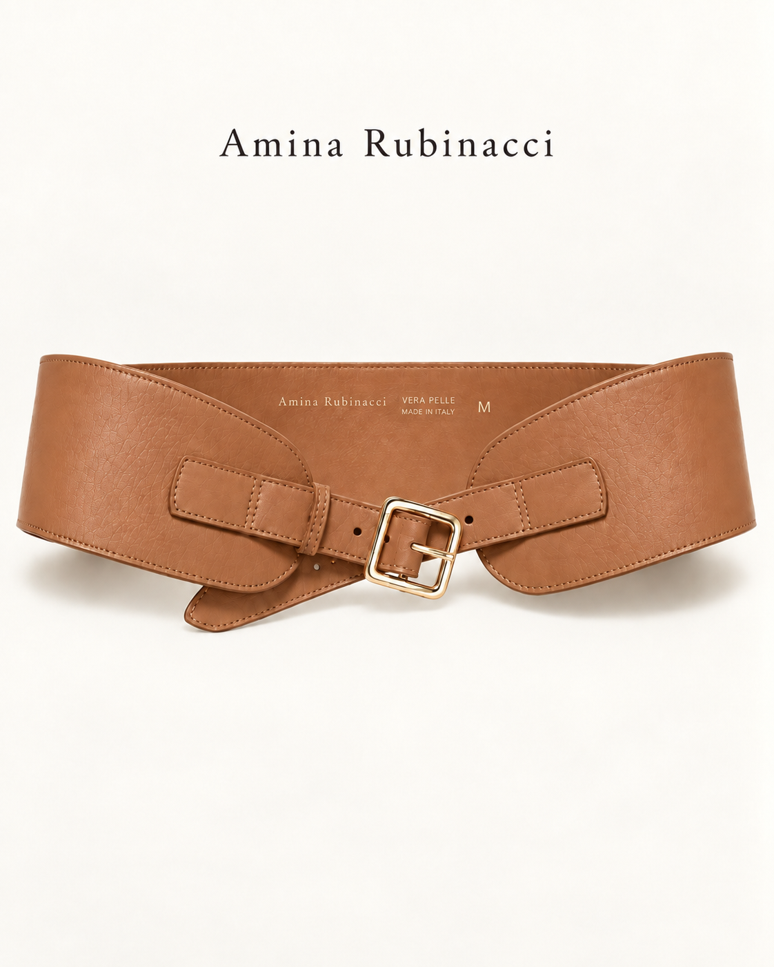 Amina Rubinacci 寬版腰封皮帶