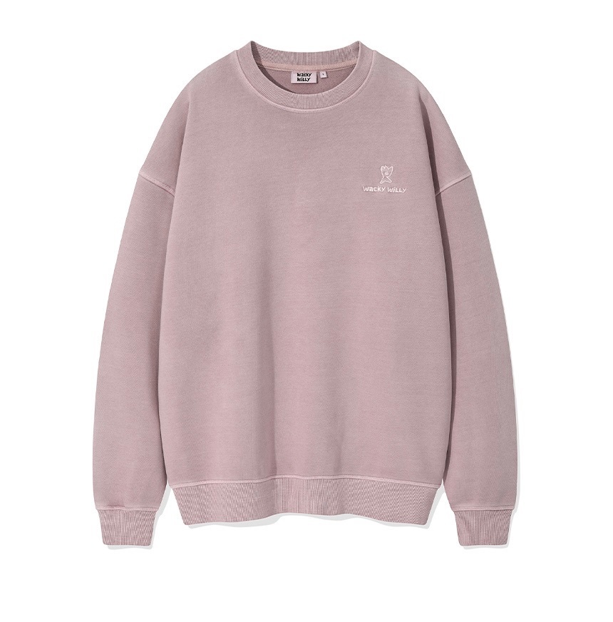 【隨時截單！限時優惠預訂】男女可穿！韓國WACKY WILLY PIGMENT CREWNECK（3色）