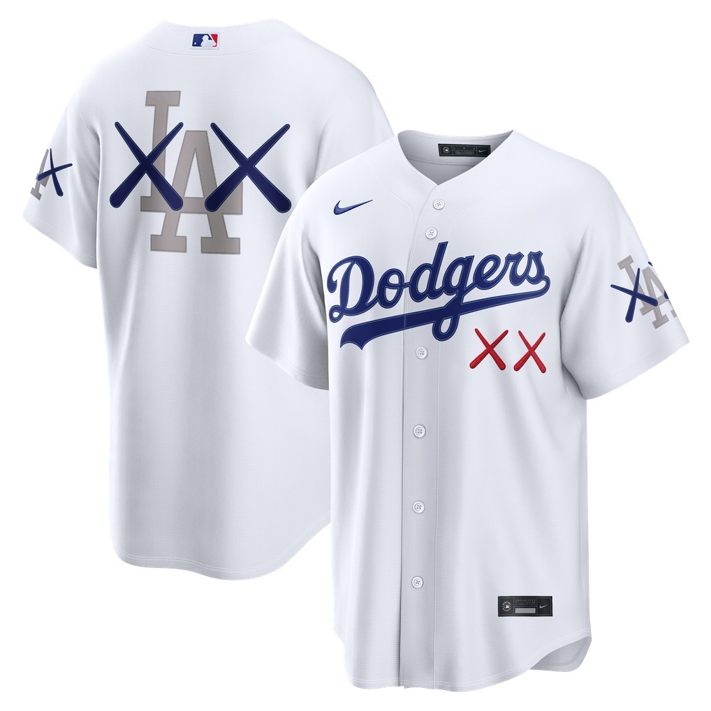 2026AW KAWS X Nike MLB Stadium Jersey Los Angeles Dodgers 聯名 洛杉磯 道奇隊 棒球衫 短袖 球衣 現貨