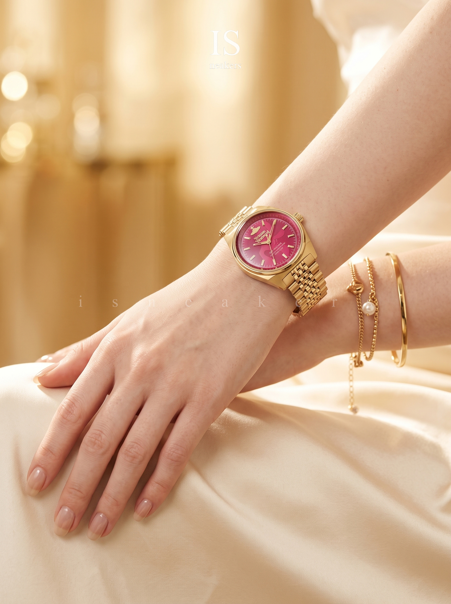 iSNEAKERS｜ Vivienne Westwood Watch Pink Gold DWVV251RRGD
