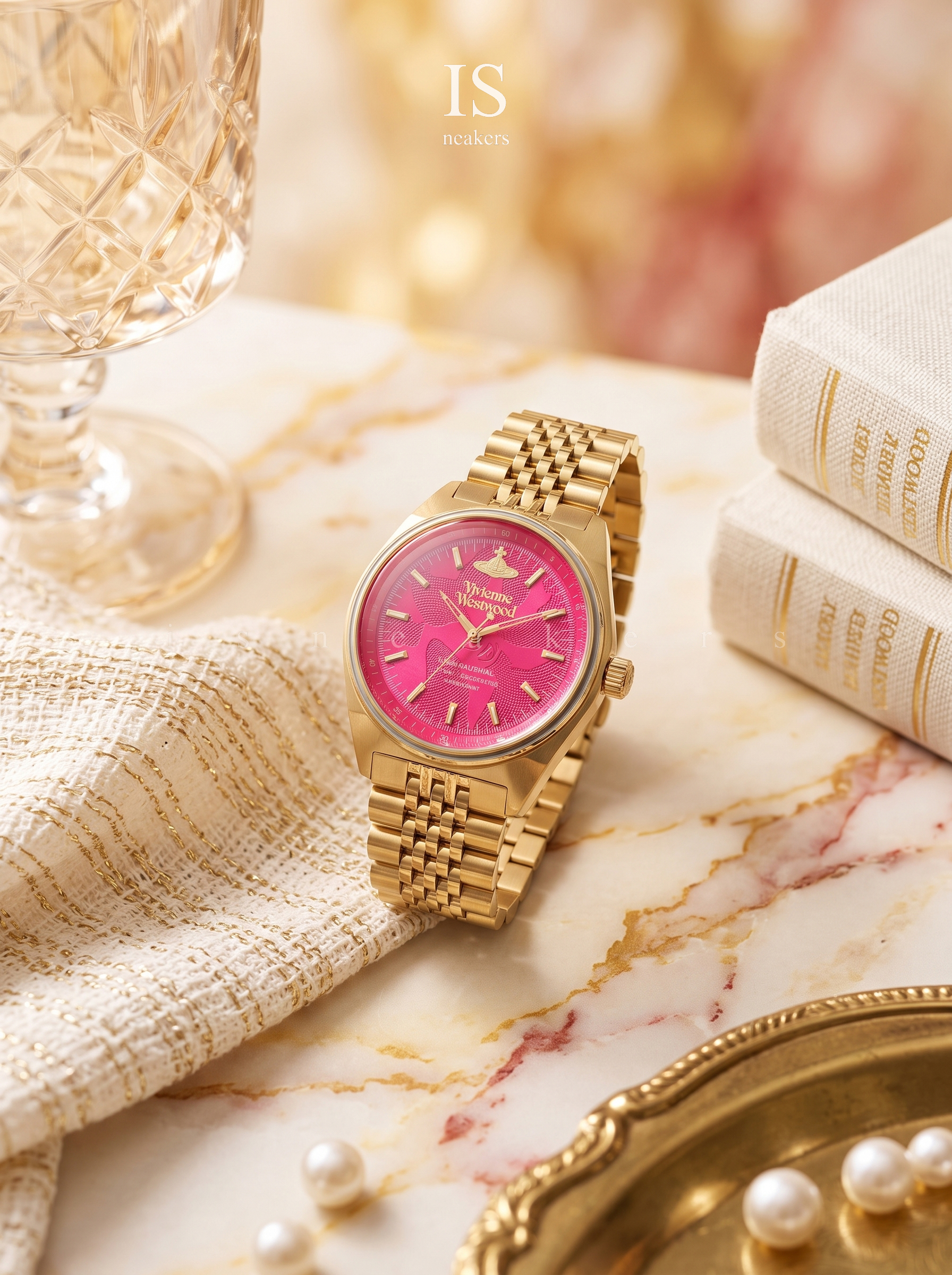 iSNEAKERS｜ Vivienne Westwood Watch Pink Gold DWVV251RRGD