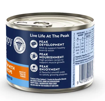 ZiwiPeak Moist Puppy Food - Chicken & Lamb Recipe 170G (12Cans)