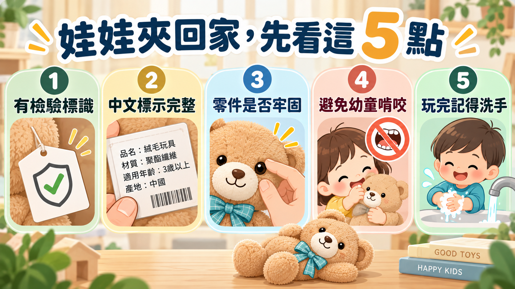 娃娃安全檢查