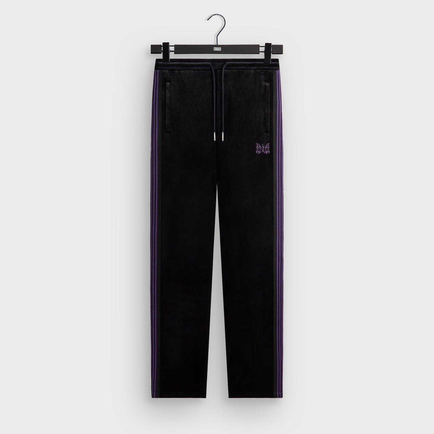 2026AW Kith for Needles Elias Track Pant 絲絨 天鵝絨 蝴蝶 長褲 褲子 現貨 KHM061118
