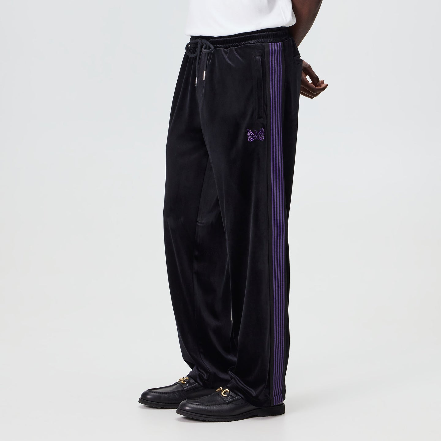 2026AW Kith for Needles Elias Track Pant 絲絨 天鵝絨 蝴蝶 長褲 褲子 現貨 KHM061118