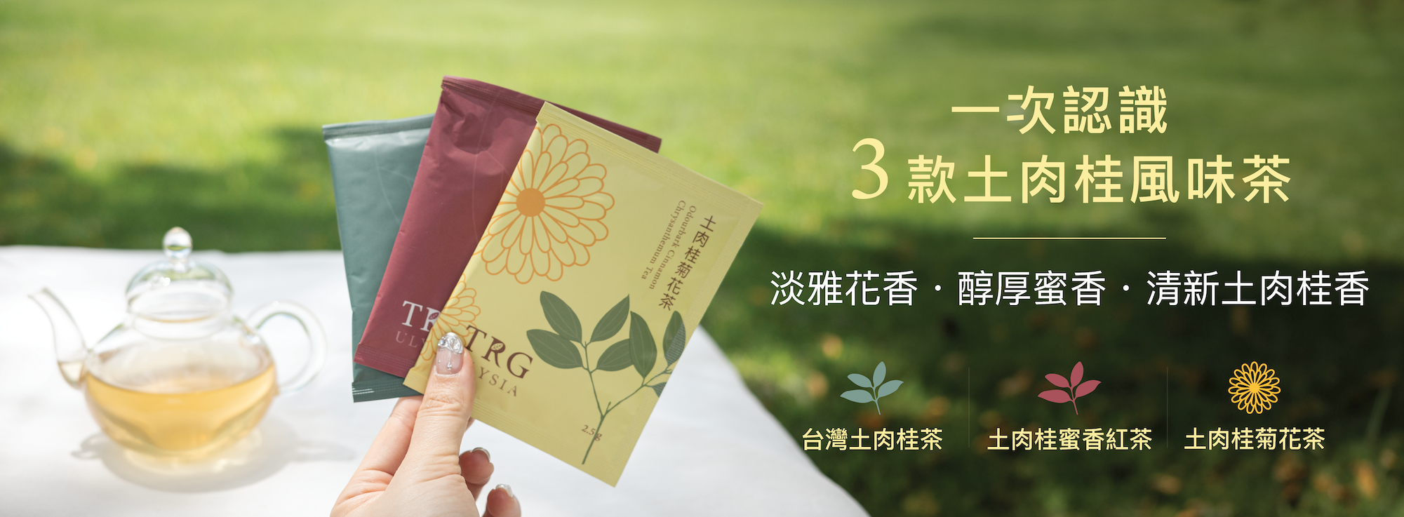 一次認識3款土肉桂風味茶