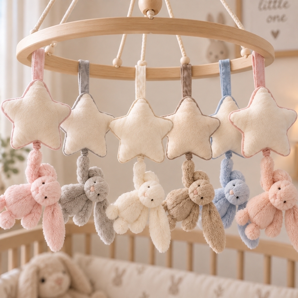 JELLYCAT 害羞邦尼兔系列 嬰兒音樂鈴 音樂拉鈴 安撫玩具 玩偶 娃娃
