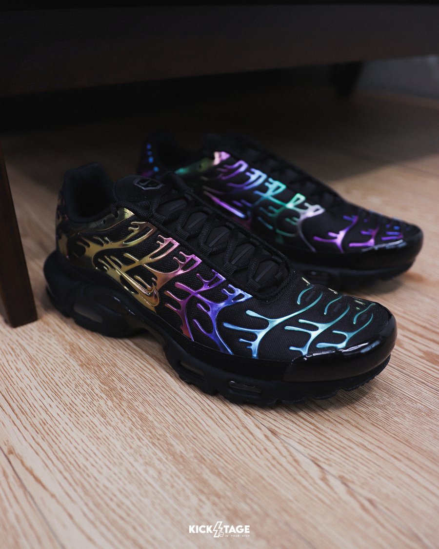 男鞋 NIKE AIR MAX PLUS OG PRM 'Lava Lamp' 炫彩黑 金屬 氣墊 復古 運動 休閒鞋【IH7960-001】