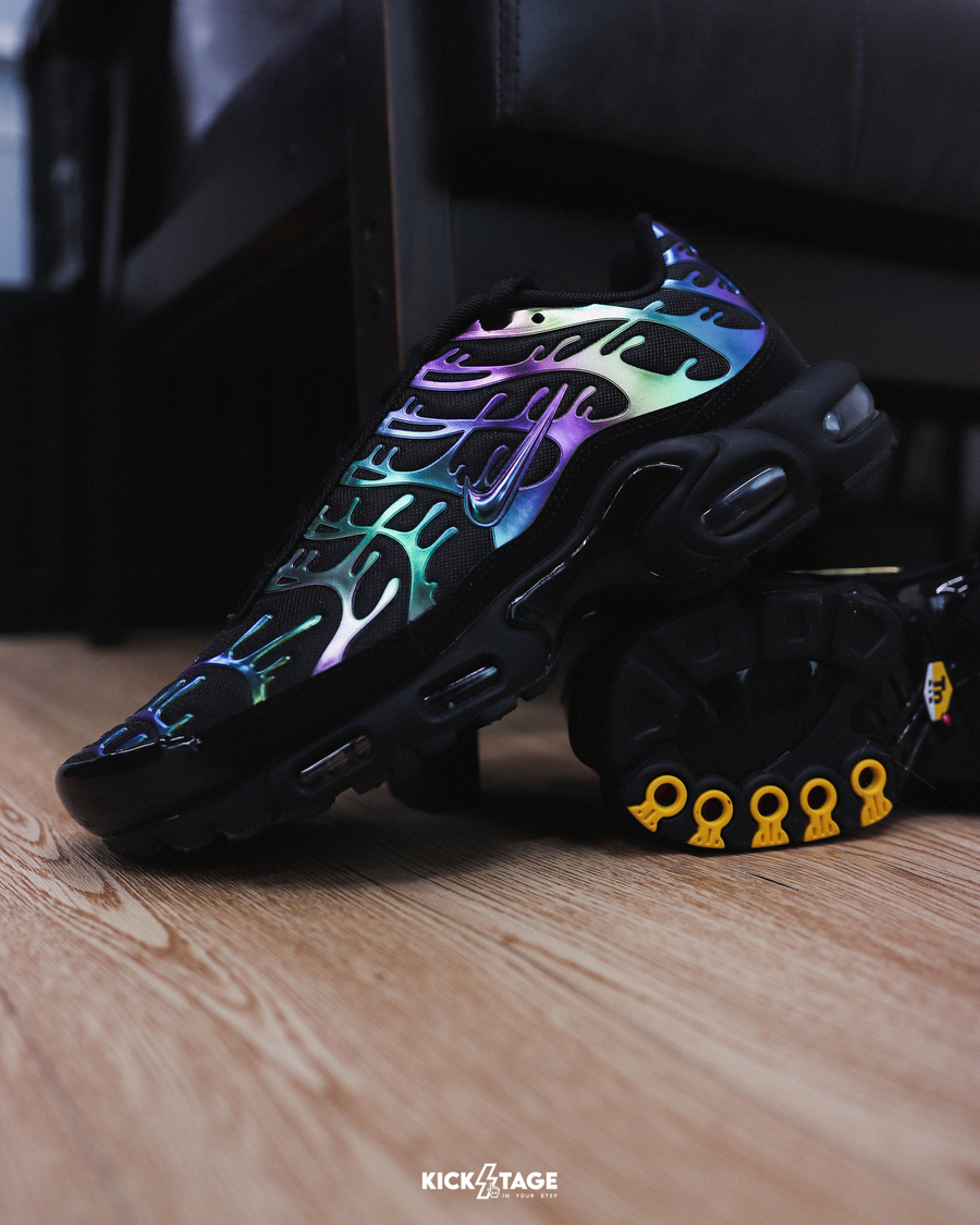 男鞋 NIKE AIR MAX PLUS OG PRM 'Lava Lamp' 炫彩黑 金屬 氣墊 復古 運動 休閒鞋【IH7960-001】