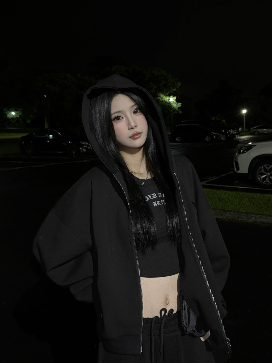 『RB』美式歌德字情侶款短T 短版 組合