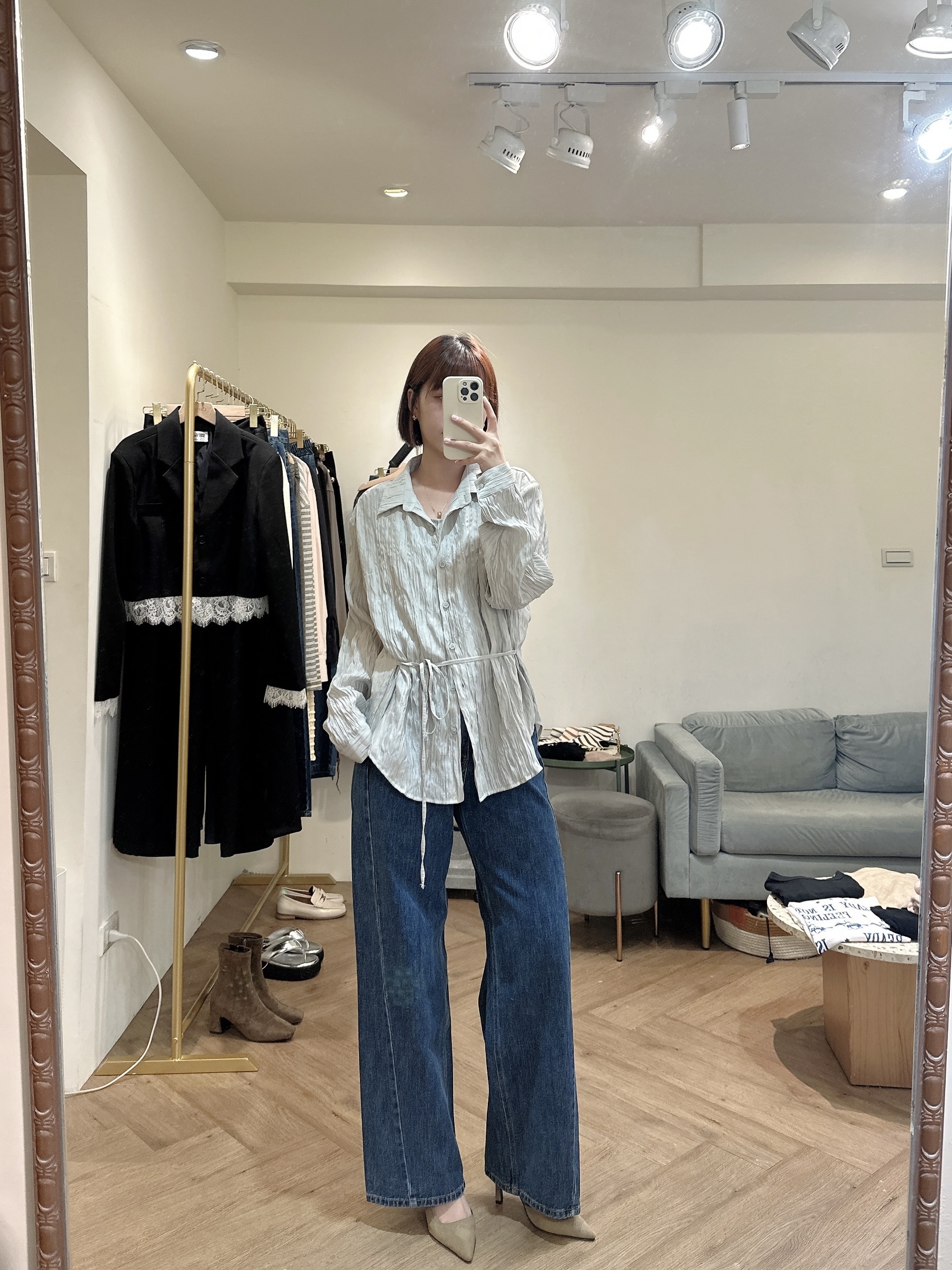 中腰牛仔褲