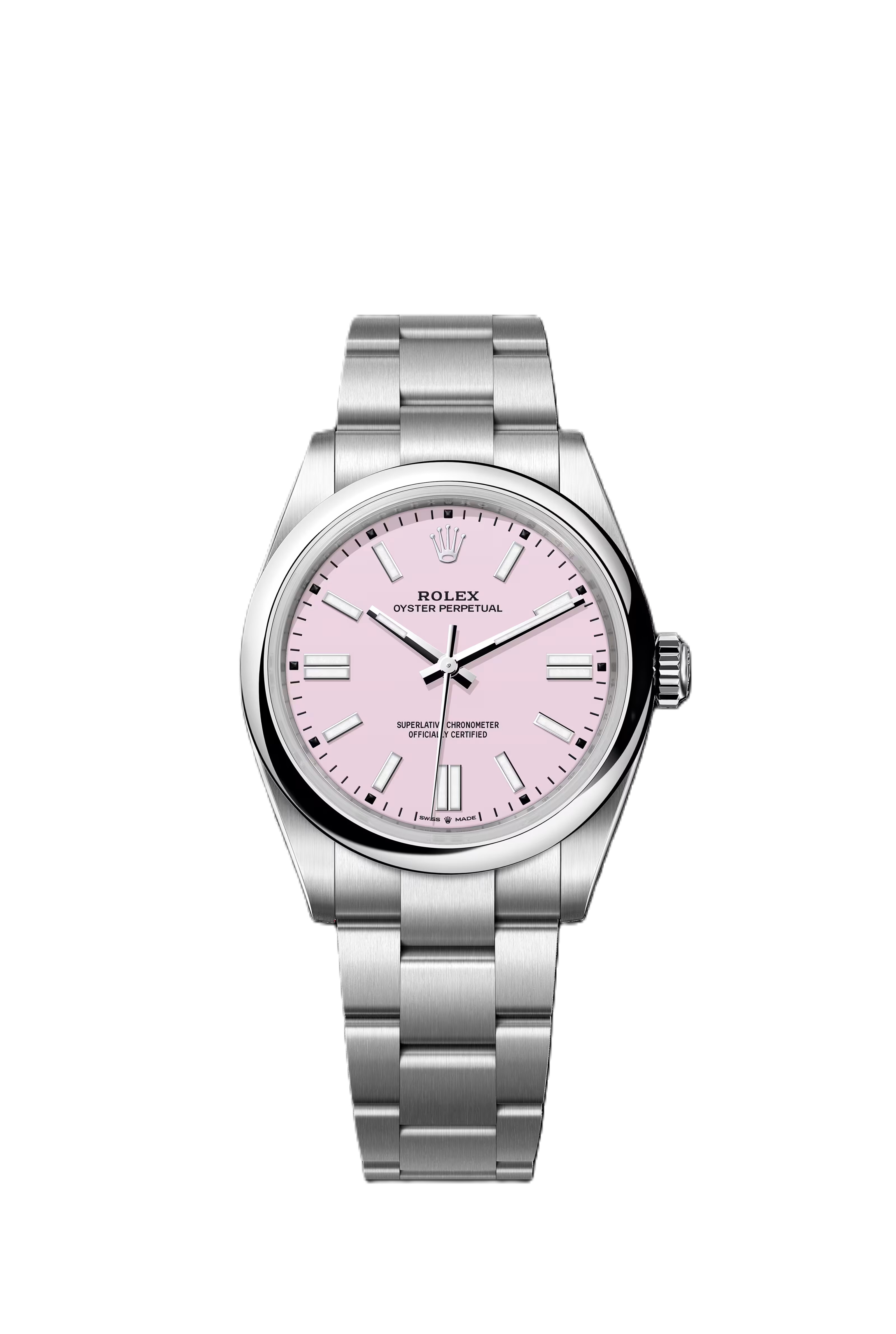 BRAND NEW ROLEX 134300 OYSTER PERPETUAL 41 PINK DIAL OYSTER BRACELET 41MM 134300-0013