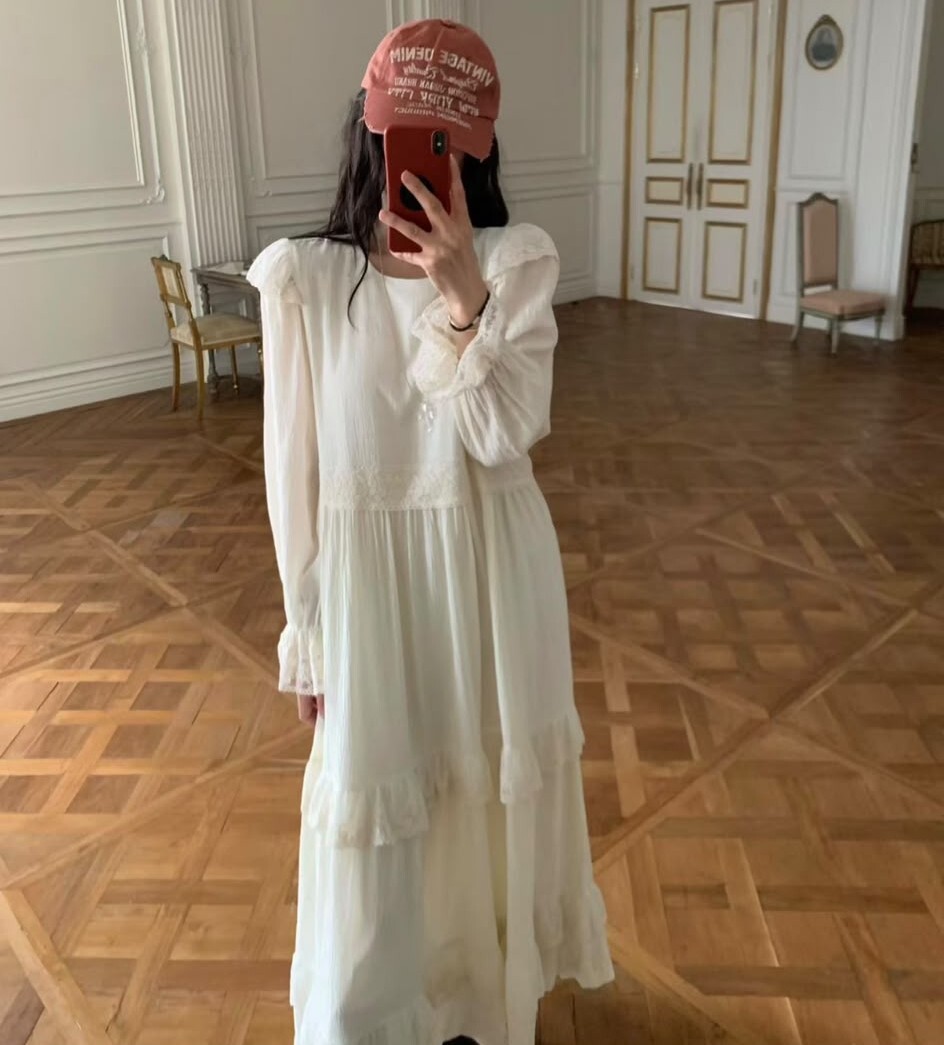 FW02  高質仙氣連身裙 👗 胸40 腰39 HIP42 長48.5 $819 校長價