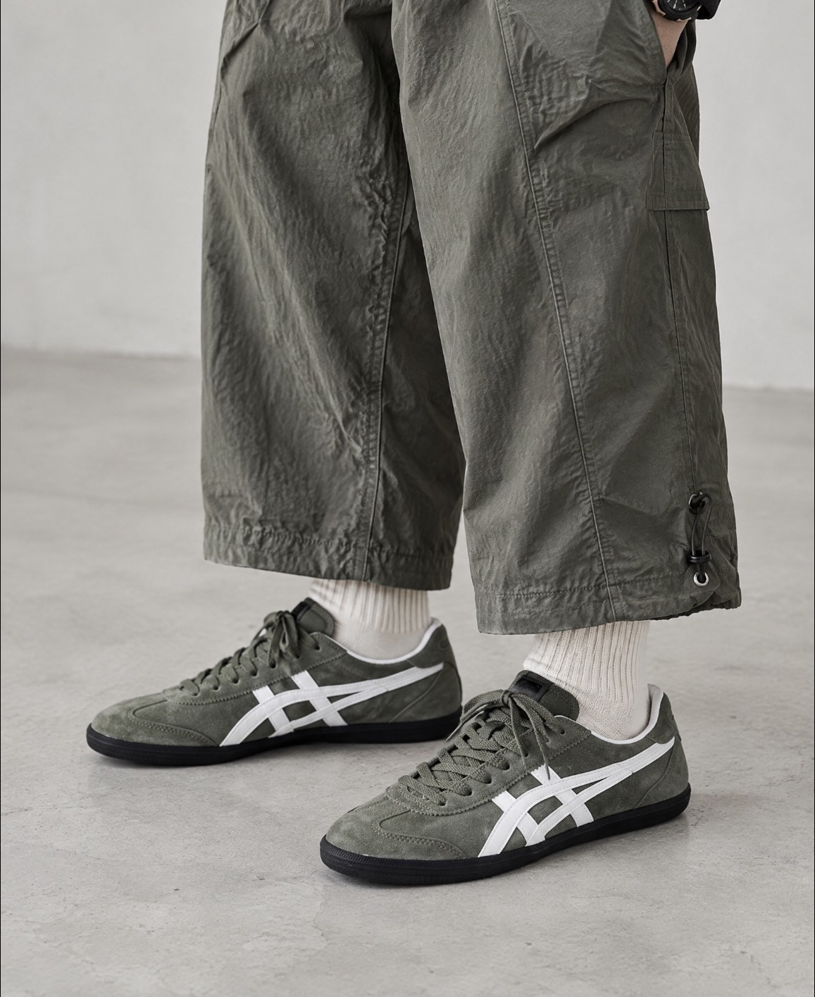 【APAIR】預購 Onitsuka Tiger 鬼塚虎 TOKUTEN 德訓 休閒閒 橄欖綠 1183A908-300