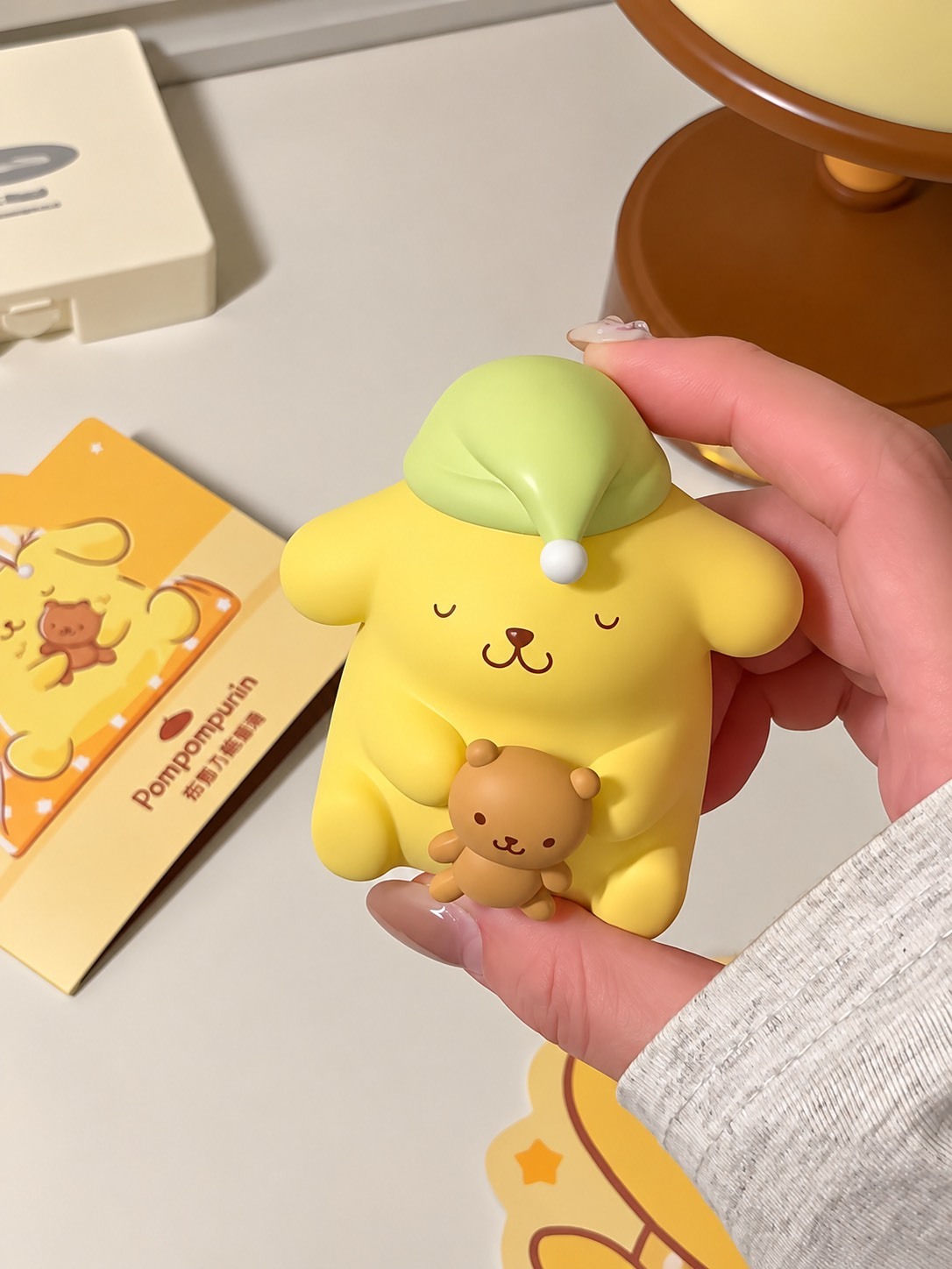 <正版授權> 三麗鷗 SANRIO 布丁狗 好夢系列 可愛互動檯燈 小夜燈