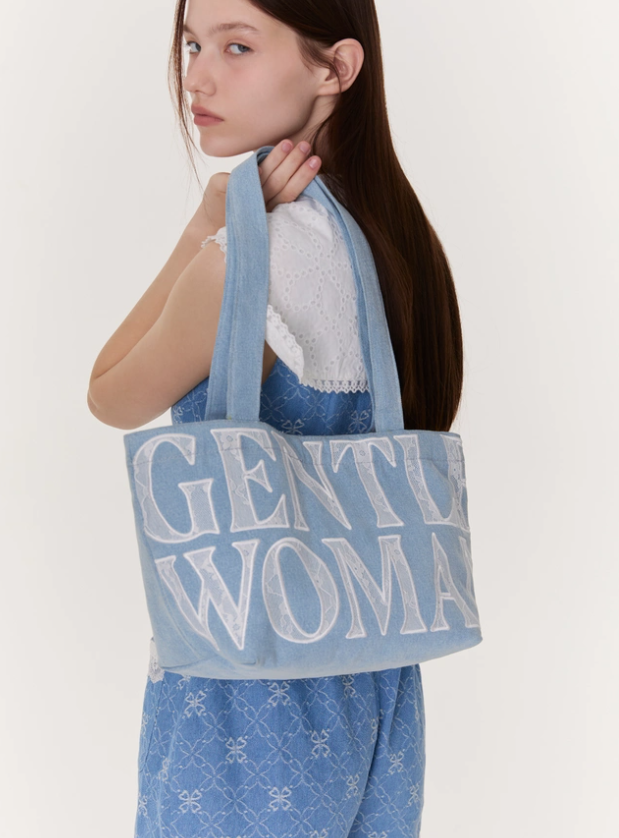<16收單> Gentlewoman Lace on Deck Denim Tote Bag