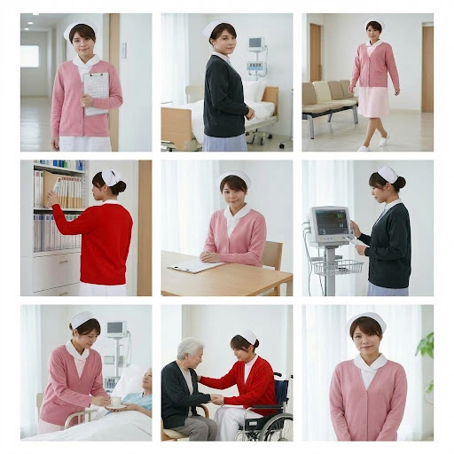 2591護士服毛衣外套