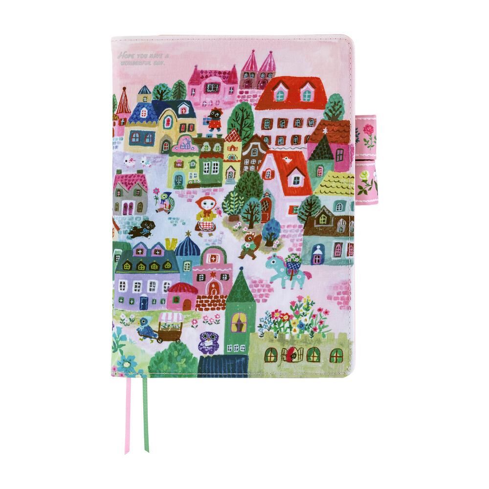 Hobonichi｜ほぼ日手帳  A5手帳專用書衣 北岸由美_白貓村莊