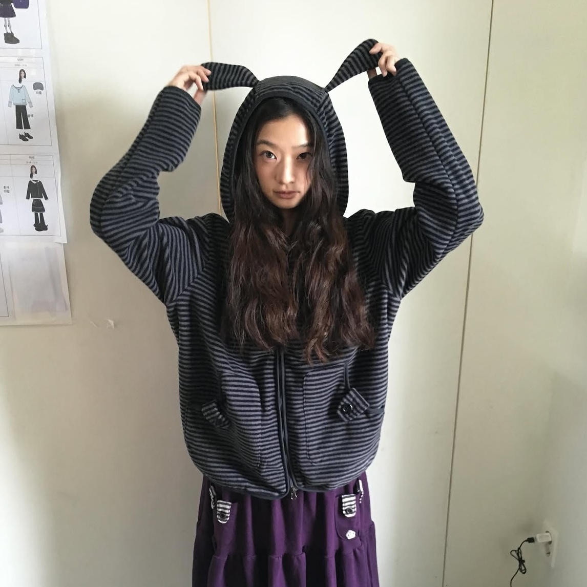 韓國限定🇰🇷 BAUF 小狗 音符 抓絨 連帽外套 連帽衫 拉鍊外套 / 預購