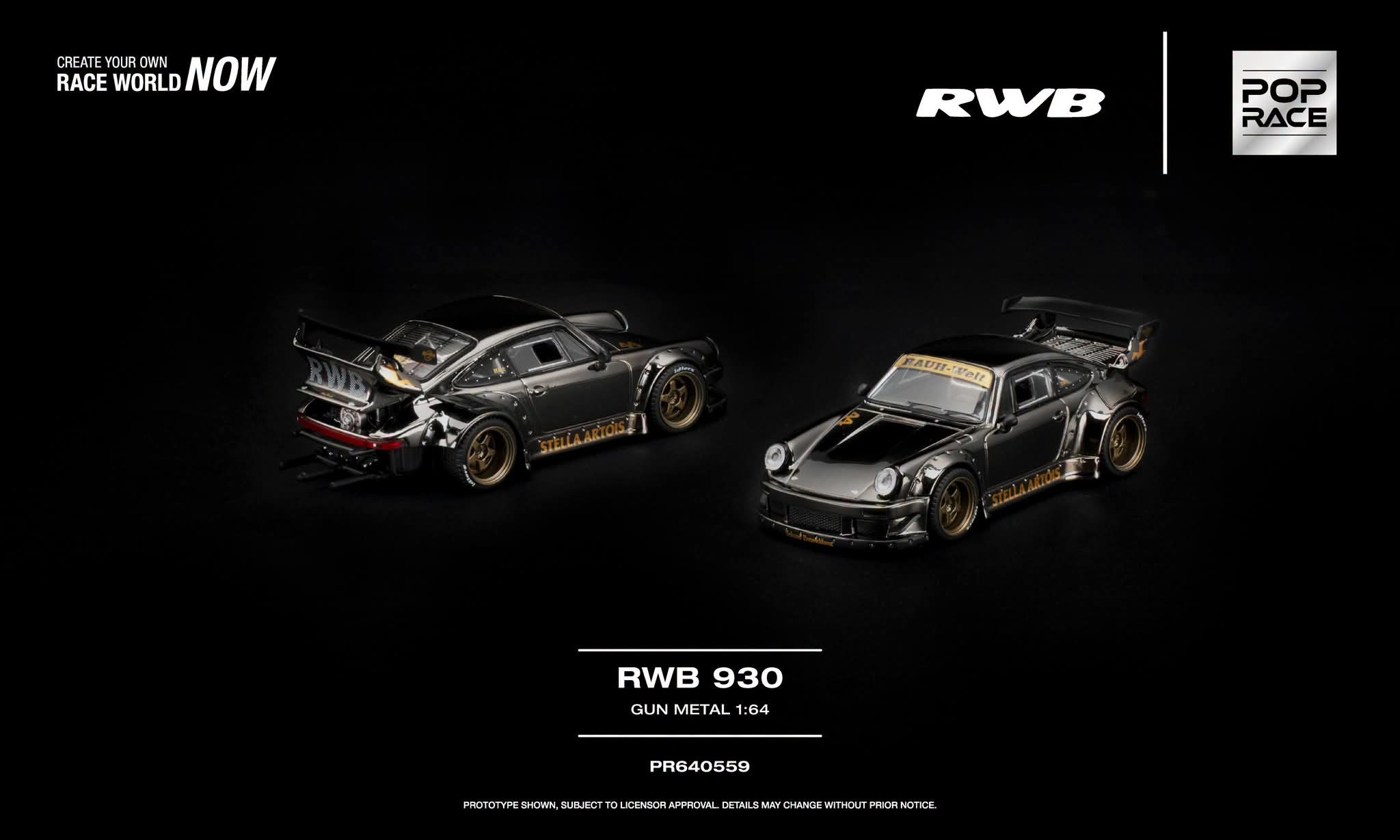 預訂Pre Order - Poprace RWB 930 GUN METAL PR640559