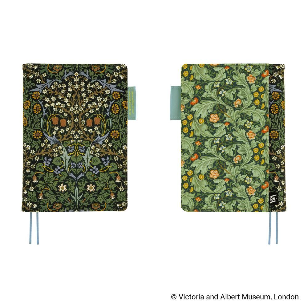 Hobonichi｜ほぼ日手帳  A5手帳專用書衣 V&A 博物館 - 威廉.莫里斯_黑刺李