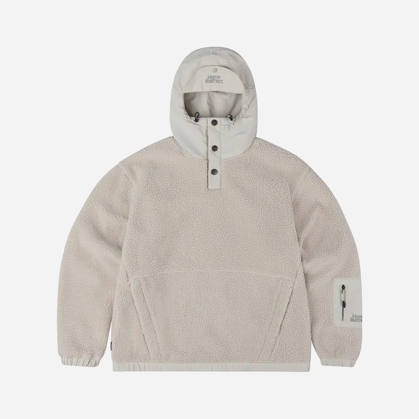 抓絨連帽套頭衫｜帽T_中性款_ANETO SWEATSHIRT【Horsefeathers】