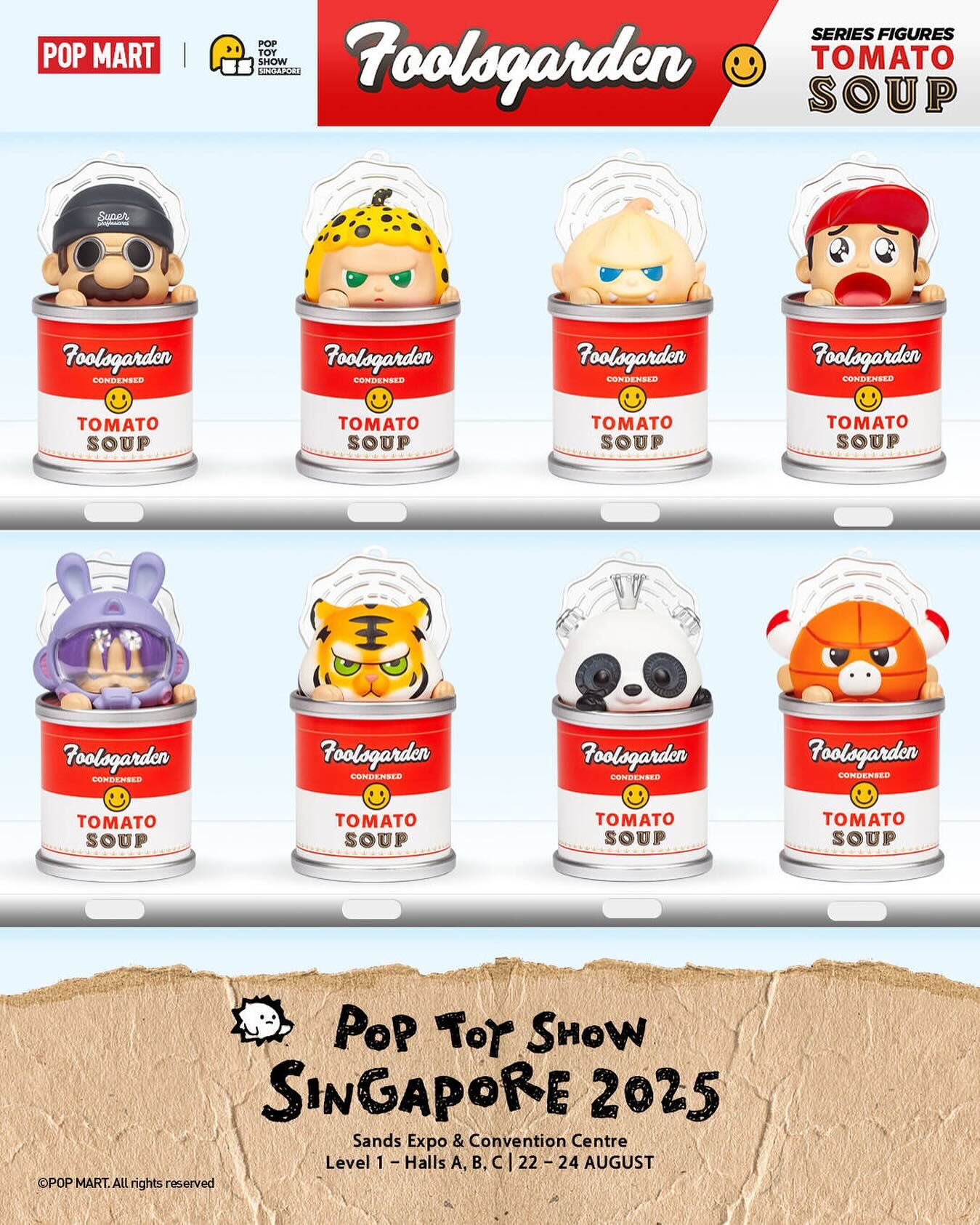 FOOLS GARDEN TOMATO SOUP 番茄罐頭湯系列盲盒 盲盒 (一中盒8入)