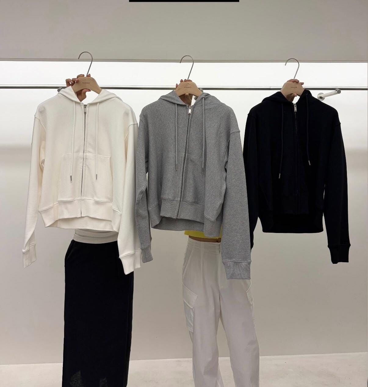 TG7117 美式休閒雙頭拉鍊連帽外套