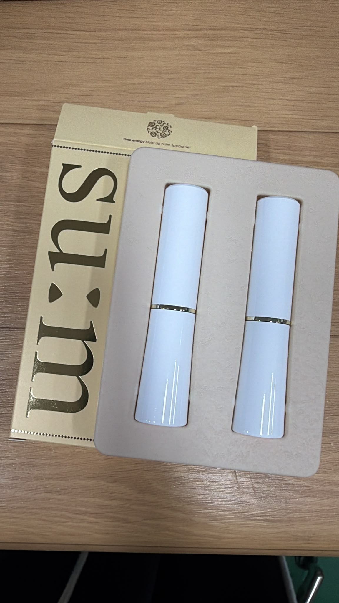 ES060 su:m37° 時間能量植物發酵潤澤保濕潤唇膏特別套盒exp:03/29