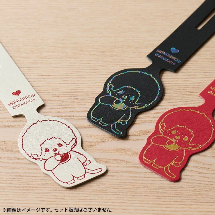 預購┃日本製 Monchhichi 夢奇奇 蒙奇奇 牛皮 行李吊牌