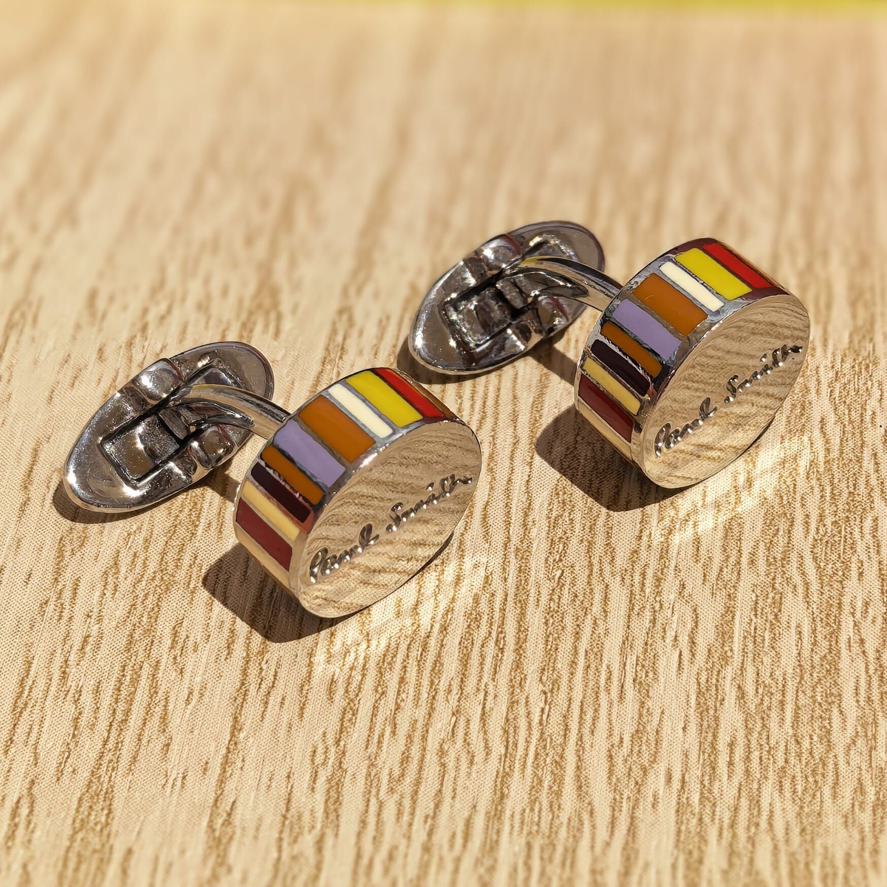 USED Paul Smith 袖口鈕/Cufflinks 圓形彩色扣 #香榭站正品