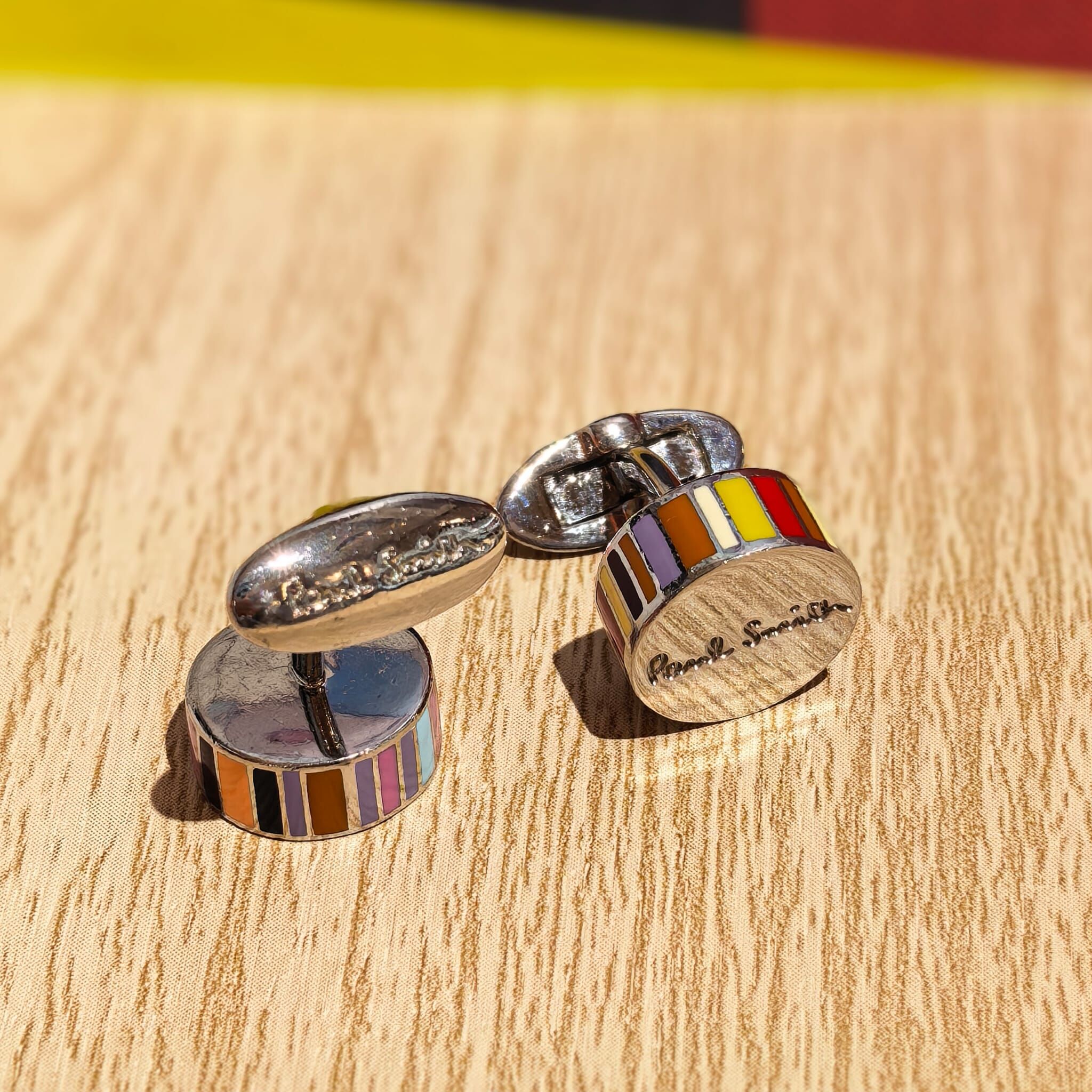 USED Paul Smith 袖口鈕/Cufflinks 圓形彩色扣 #香榭站正品