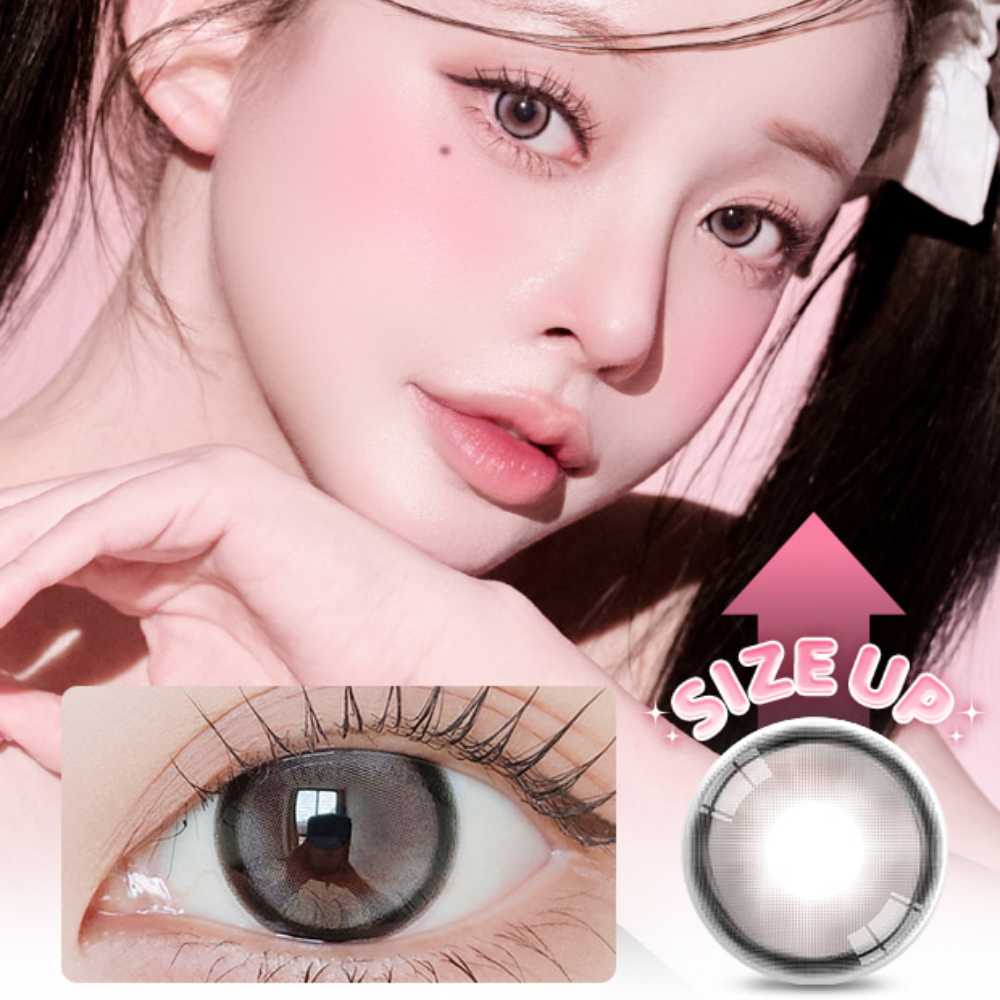 [14.0mm] LensVery Silhouette 3 Mega 1 Month Mega Melting Gray｜月拋彩妝隱形眼鏡｜每盒2片