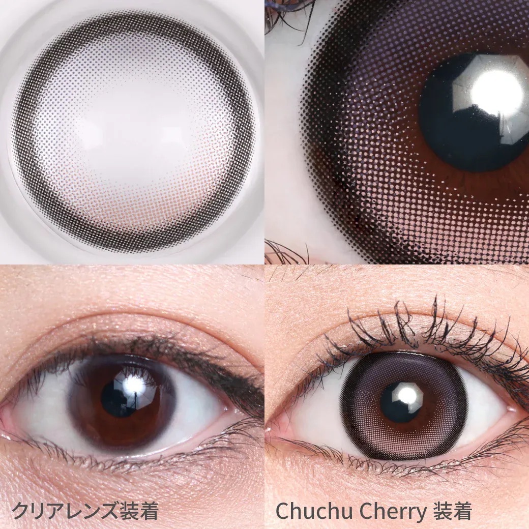 [散光] Linkiss 1 Month Chuchu Cherry｜月拋彩妝隱形眼鏡｜每盒2片