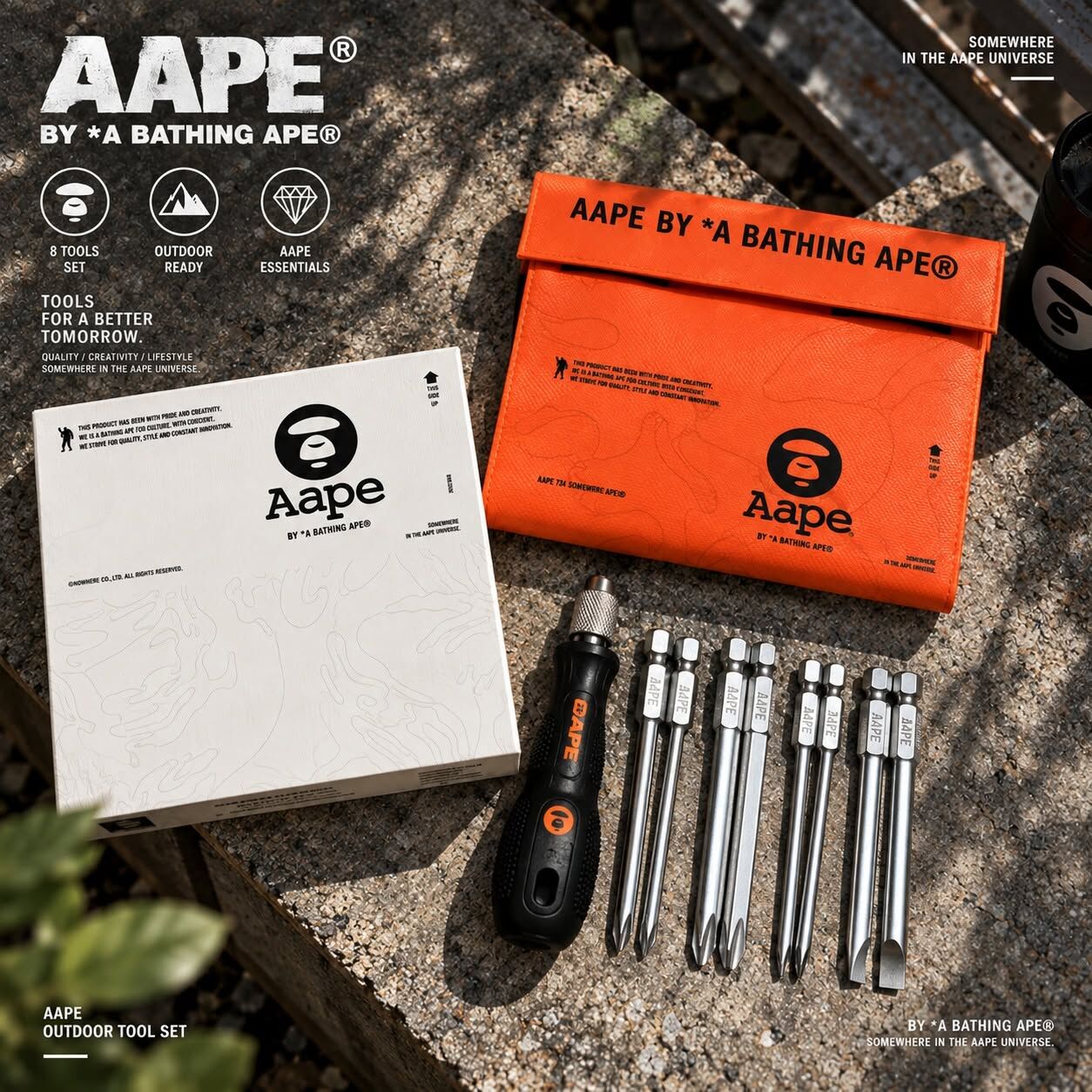 AAPE BY A BATHING APE 工具套裝 全套組